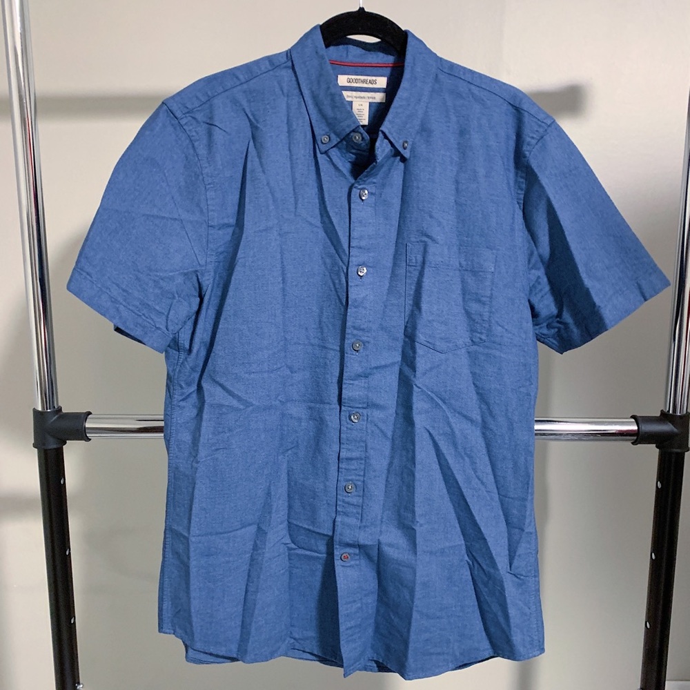 Goodthreads Short Sleeve Chambray Oxford